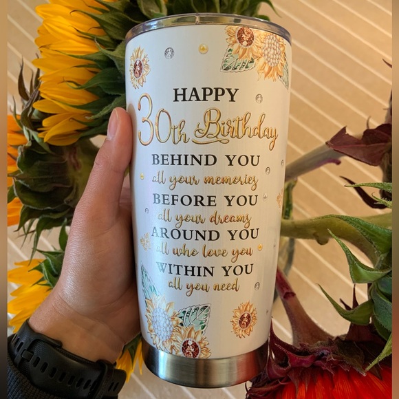 30th birthday tumbler NWOT - Picture 2 of 6